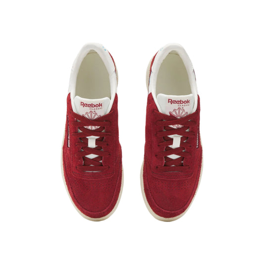 CLUB C 85 - RETRO RED/CHALK/FUTURE CYAN