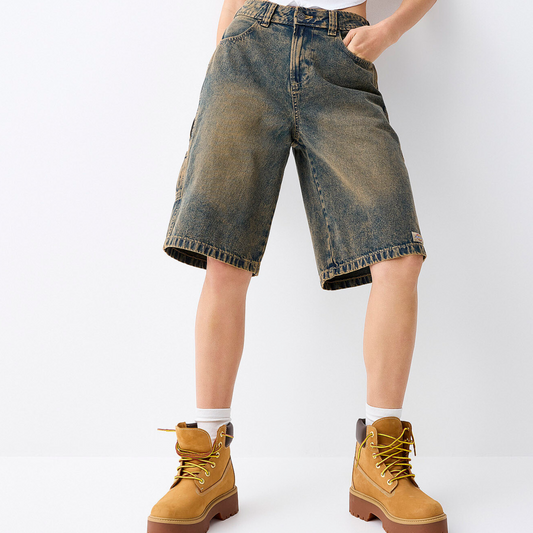 CARPENTER JORT - YELLOW FADE INDIGO