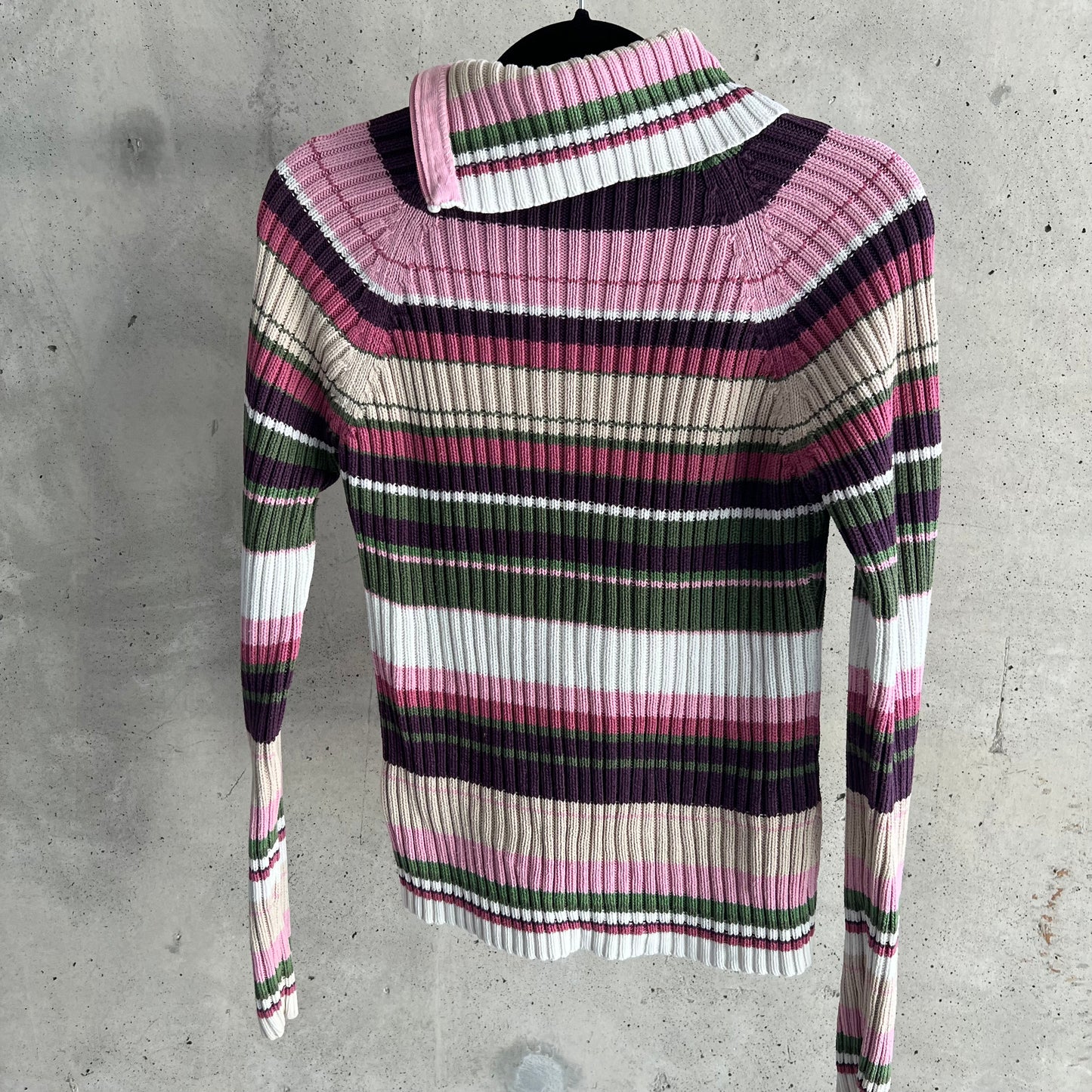 vintage y2k striped knit