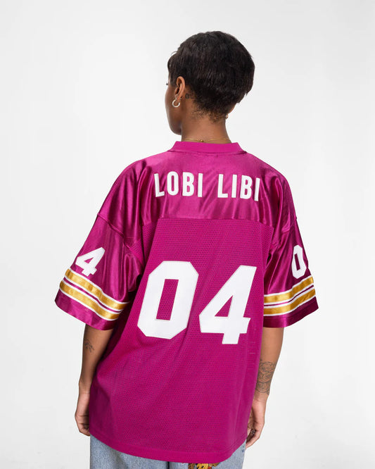 All Star Football Jersey - Fuchsia Red
