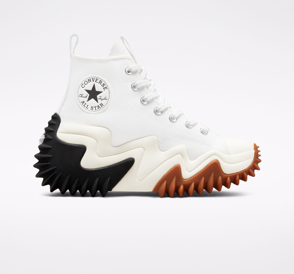 Run Star Motion High Top White/Black/Gum Honey