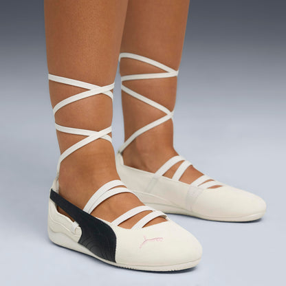 SPEEDCAT BALLET SD X ROSÉ - WARM WHITE/PUMA BLACK/FROSTY PINK