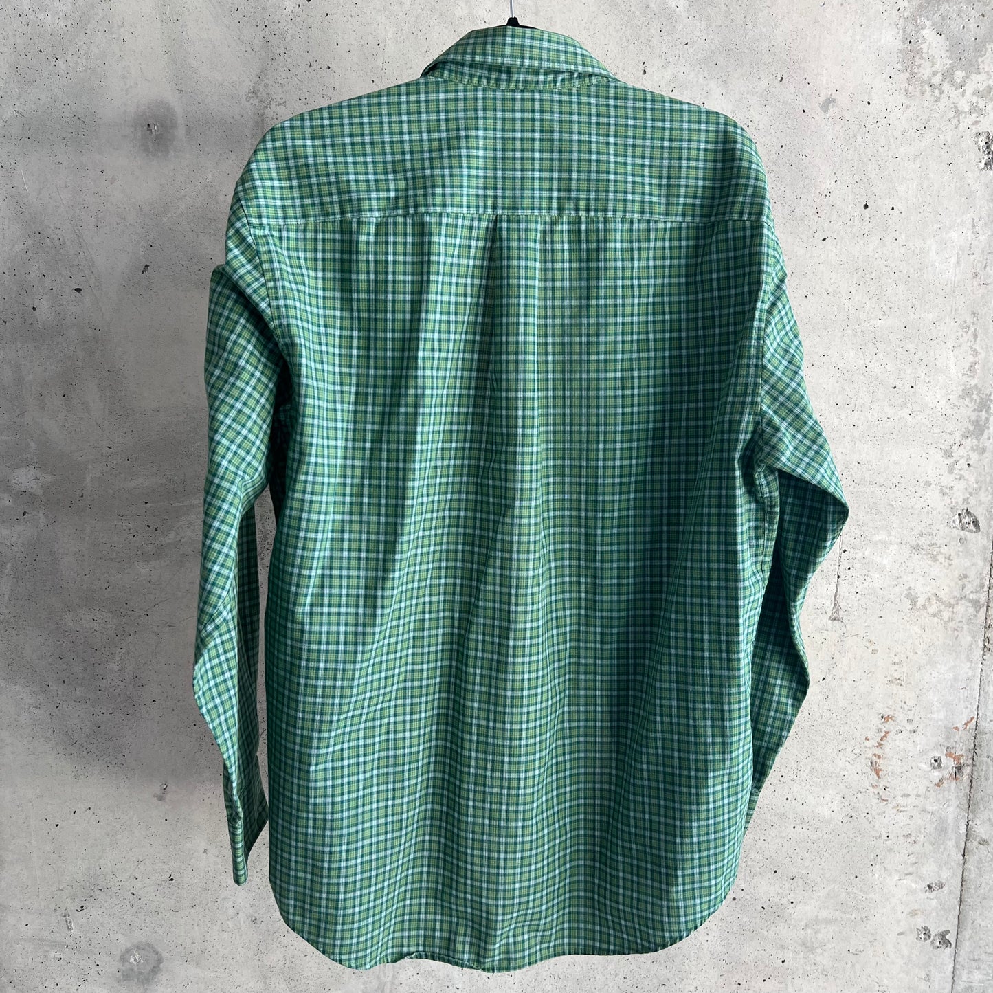 vintage green flannel