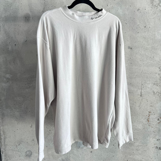 vintage columbia fleece mockneck
