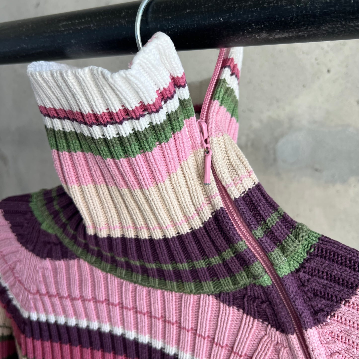 vintage y2k striped knit