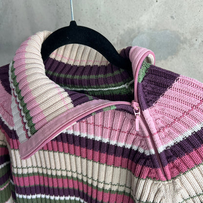 vintage y2k striped knit