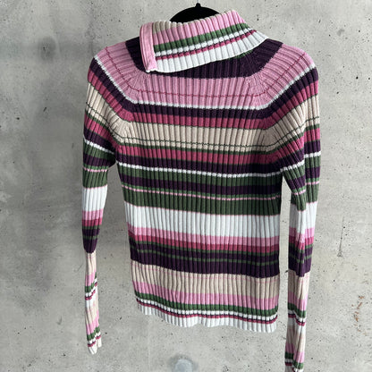 vintage y2k striped knit