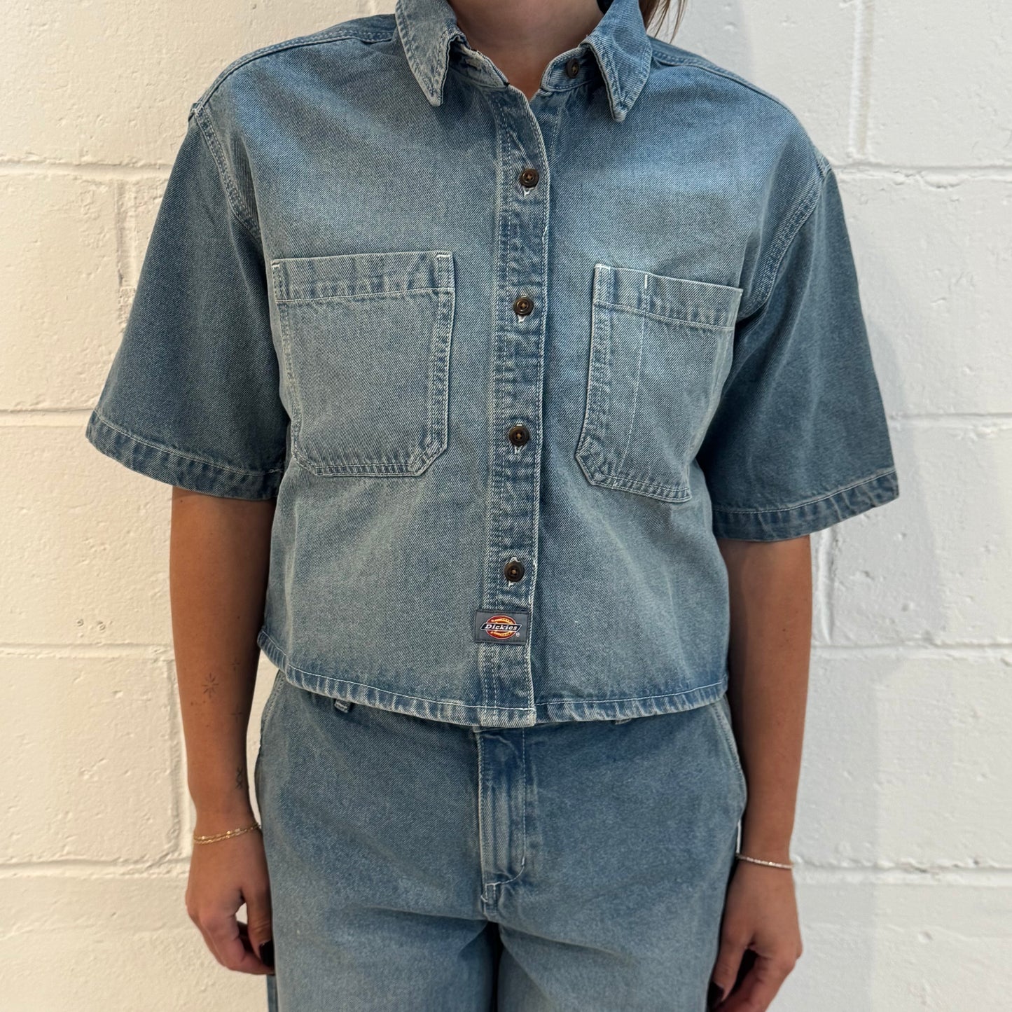 DENIM WORK SHIRT - LIGHT WASH