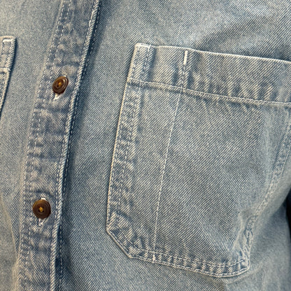 DENIM WORK SHIRT - LIGHT WASH