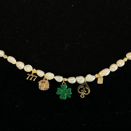 Guardian Angel Pearl Necklace