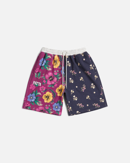 Floral Patchwork Shorts - Multi