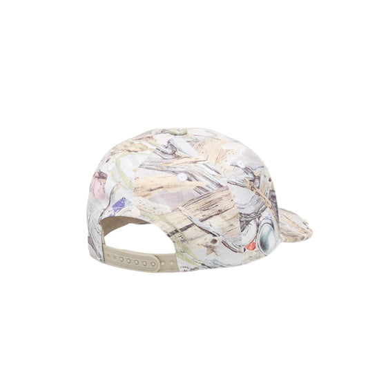 Beach Print Cap - Multi