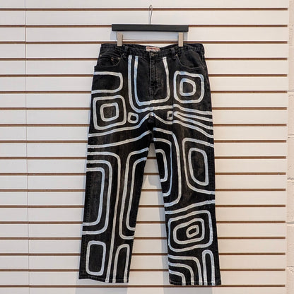 Hand Painted Denim