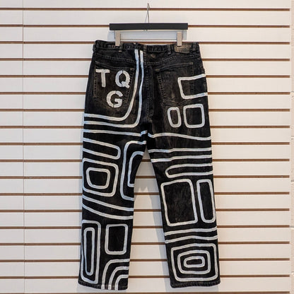 Hand Painted Denim