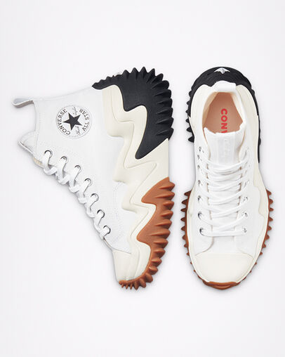 Run Star Motion High Top White/Black/Gum Honey