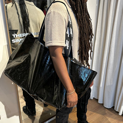 Oversized Grocery Bag - Black